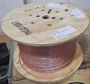 Grounding / Earthing Cable, Clear PVC, 16x8x0.2 Braided Copper Core, 250m Reel