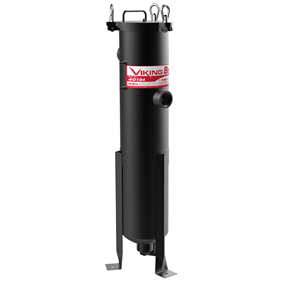 Cim-Tek Viking B3, Carbon Steel, (1) Bag Filter Housing, 2" NPT, 120GPM