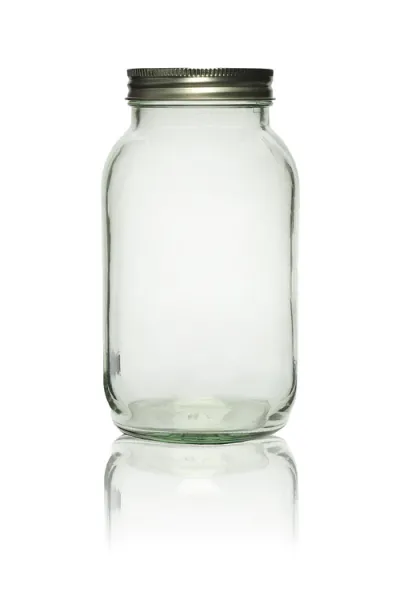 Clear Glass Mason Jars, 1000ml