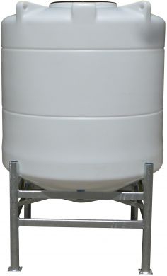Conical / Cone Bottom, Food Grade LDPE Tank, 1360 Litre With Stand