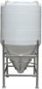 Conical / Cone Bottom, Food Grade LDPE Tank, 1600 Litre With Stand 