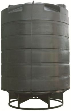 Conical / Cone Bottom, Food Grade LDPE Tank, 30000 Litre With Stand 