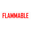 Gammon GTP-2135-10, Flammable Decal, 3M, 6"x24"
