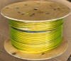 Grounding Cable, Green PVC High Visibility, 16x8x0.2 Braided Copper Core, 250m Reel