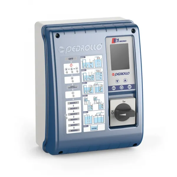 Pedrollo E1 - E2 Electronic Control Panels For Pumps