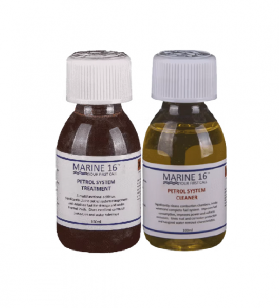 Marship, Marine 16, Twin-Pack, Petrol System Cleaner & Treatment