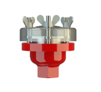 Protego BE/AD-11B3 Flame Arrester, Stainless Steel, Threaded, End Of Line, ATEX