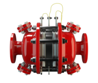 Protego DA-SB-PTFE In-Line Detonation Flame Arrester, Endurance Burning Proof, ATEX