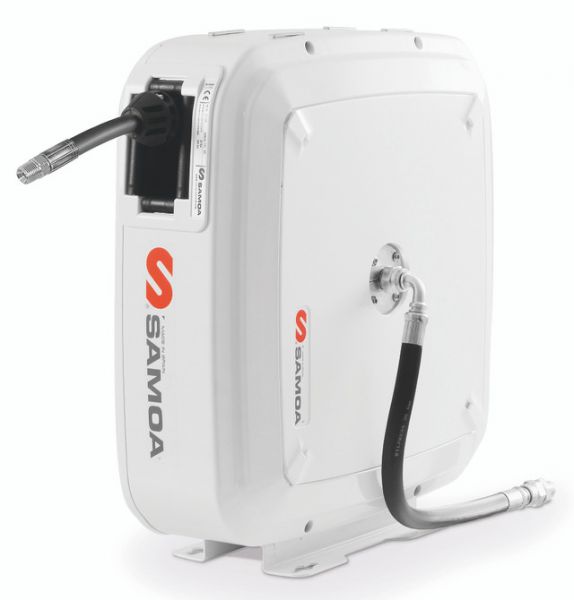 SAMOA RM-12CL Individually Enclosed Hose Reel for Air/Water/Antifreeze Solutions - 15 m x 1/2"