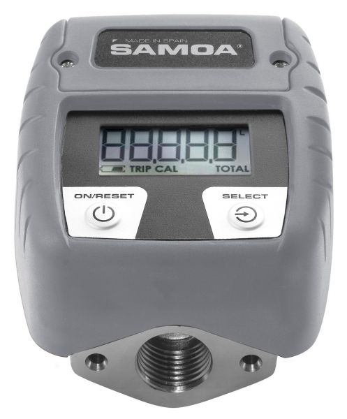 SAMOA Oval Gear Meter for AdBlue®/DEF, Windscreen Wash and Antifreeze Solutions (Medium Pressure) - 1/2" BSP (F)
