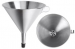 Funnel, 8" Stainless Steel, Fitted with Strainer