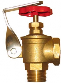 Angle Flow Valve (Lockable), Brass - Welcome to Oilybits U.K.