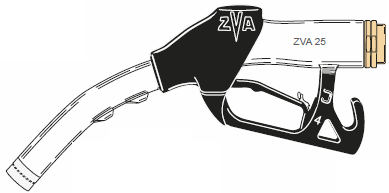 ZVA 25, Automatic High-Flow Fuel Dispensing Nozzle (140 lpm), ATEX Approved