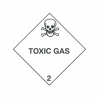 CLASS 2.3 (TOXIC GASES) HAZARD LABELS (100MM X 100MM), Roll of 250